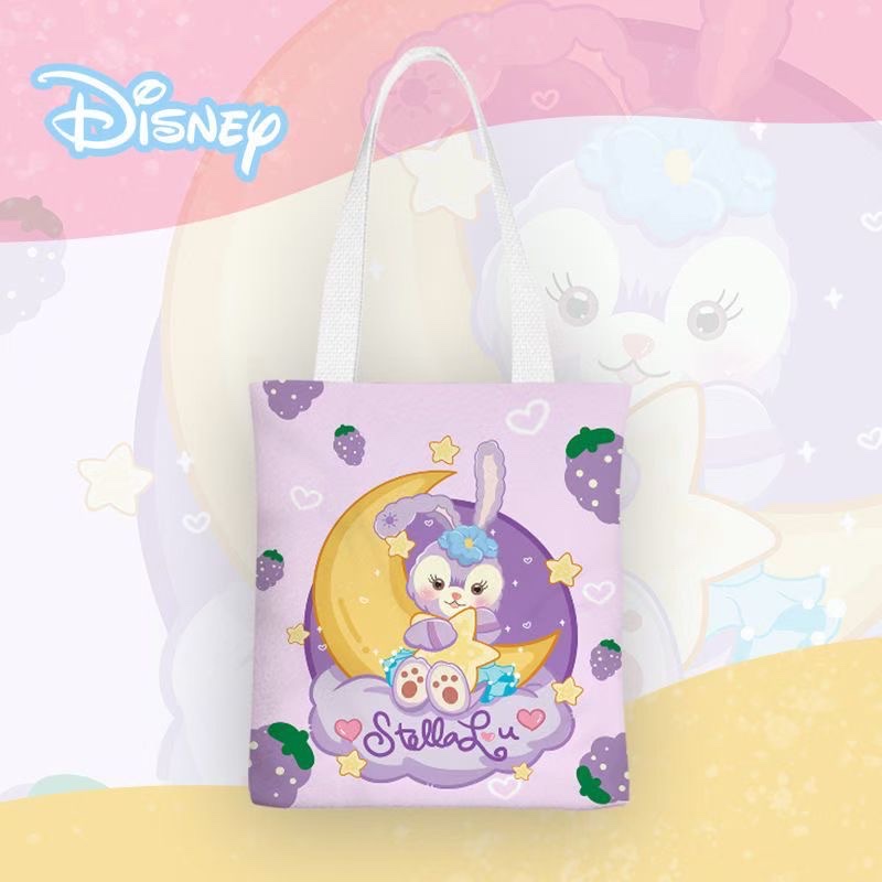 星黛露动漫ins小清新帆布包女单肩简约学生上课包包女外贸出口新款帆布包女包卡通原宿周边单肩包可爱大容量女生时尚手提包托特详情图9