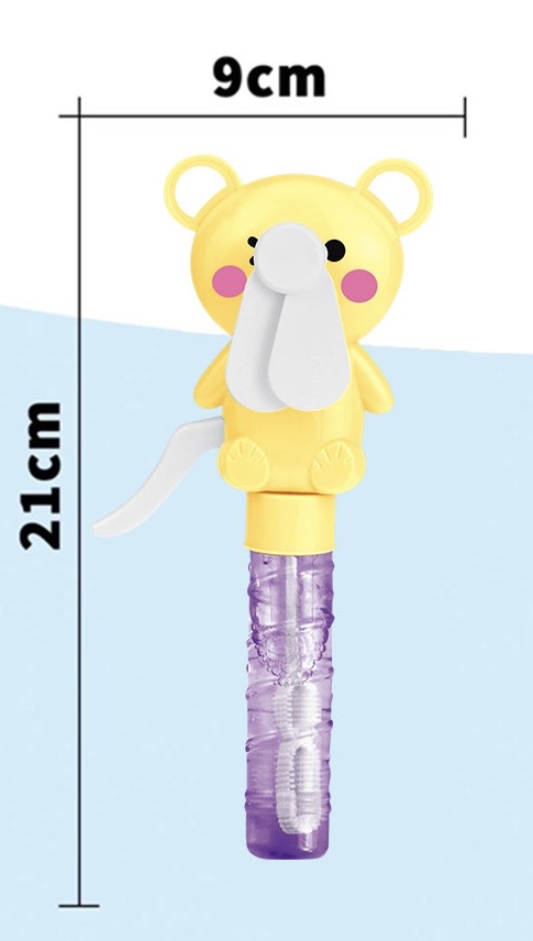 小熊风扇泡泡，趣味二合一泡泡机儿童玩具泡泡详情图4