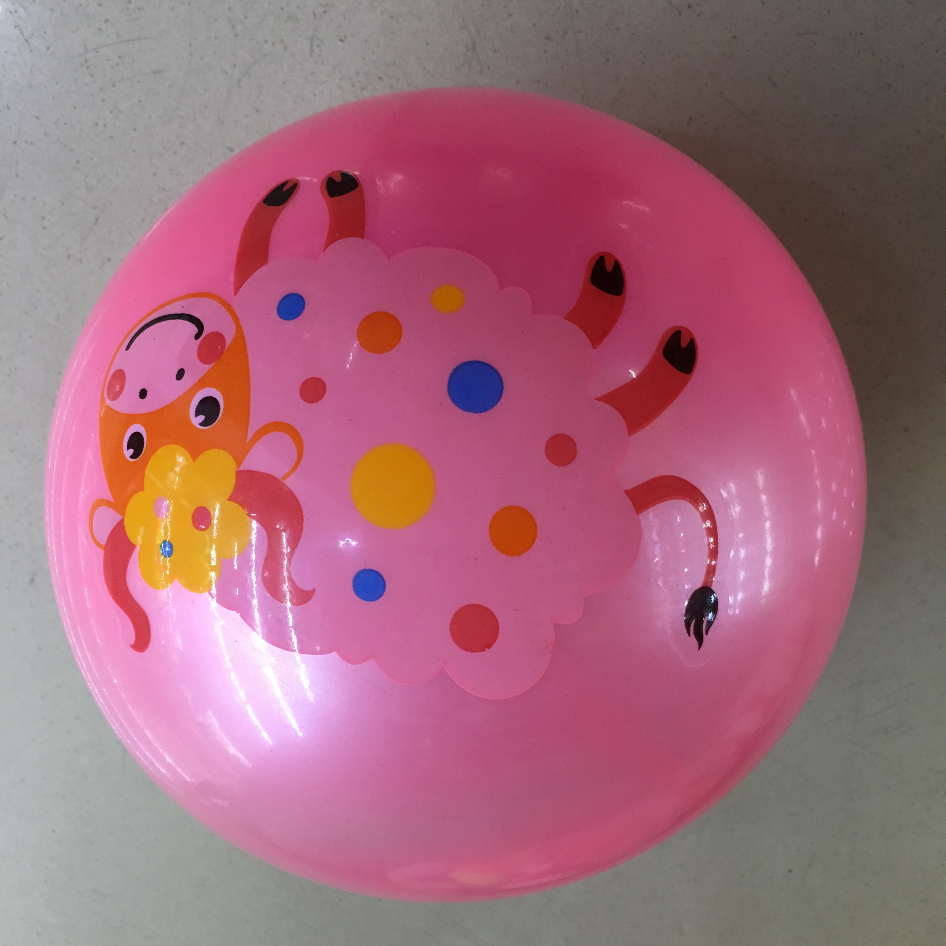 皮球儿童玩具幼儿园专用弹力拍拍球无毒小牛球宝宝家用2