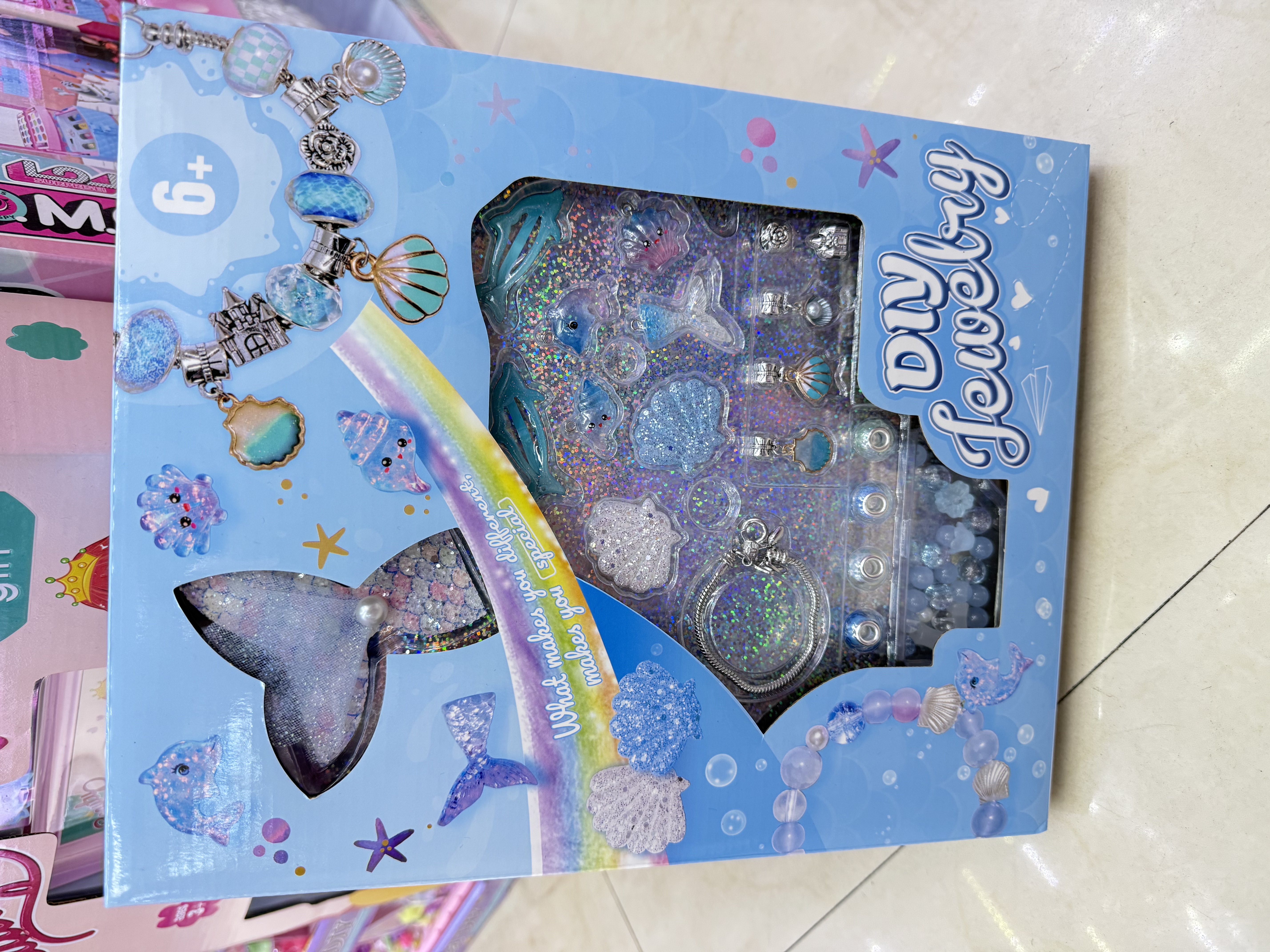 DIY  潘多拉手链  琉璃玻璃珠 精美散珠 手工DIY串珠散珠 珠子手链项链材料包 DIY珠宝首饰配件详情图2