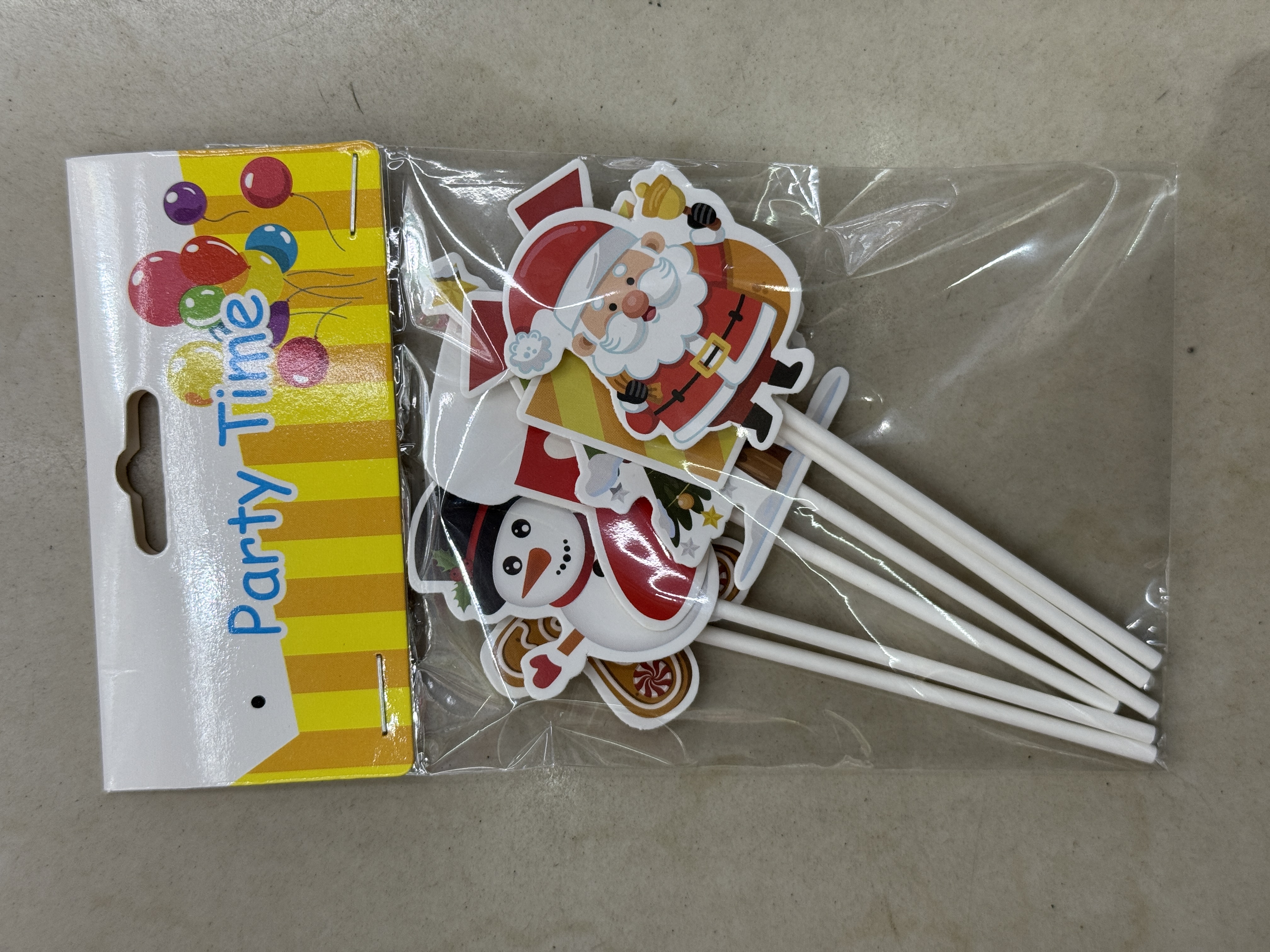 圣诞签，圣诞用品，圣诞礼品，6支装，派对用品