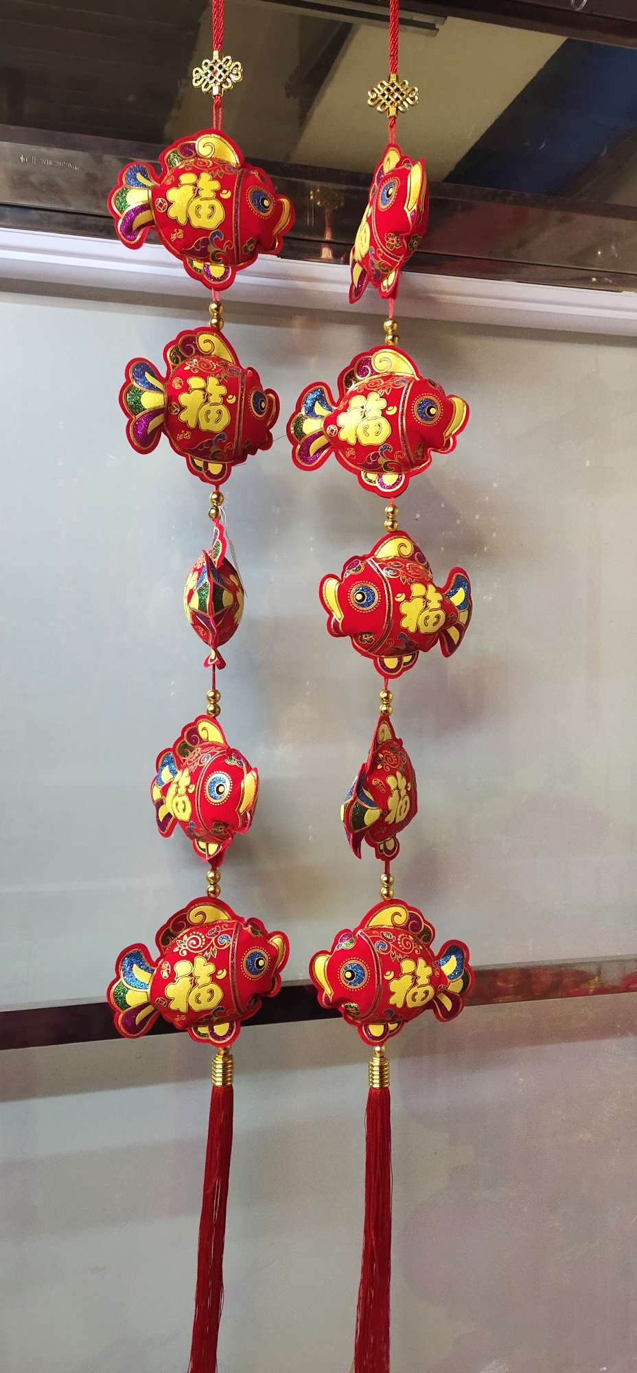 单鱼五连串喜庆婚庆 节庆用品 厂家直销来样定做乔迁新居231