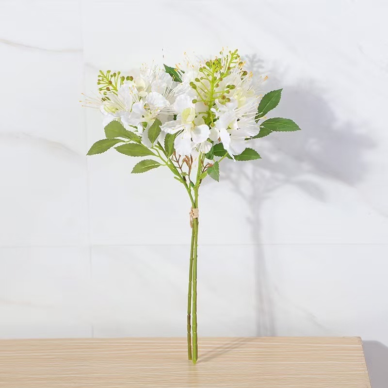 玉兰花藤居家装饰用品 假花仿真花艺术品 仿真花朵 美观耐看婚庆假花摆设白底实物图