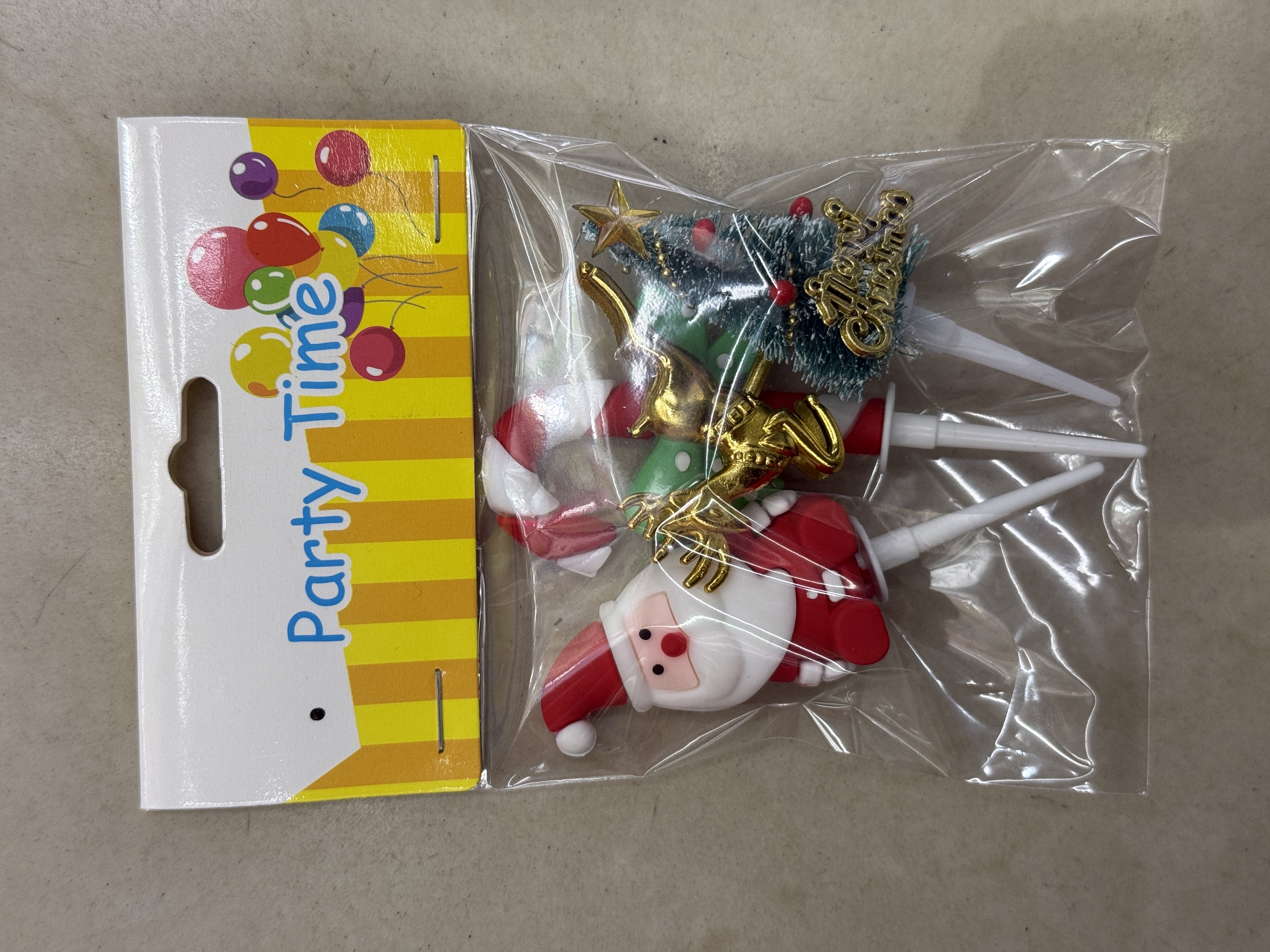 圣诞用品，圣诞礼品，节日用品，派对用品，插件，4支装