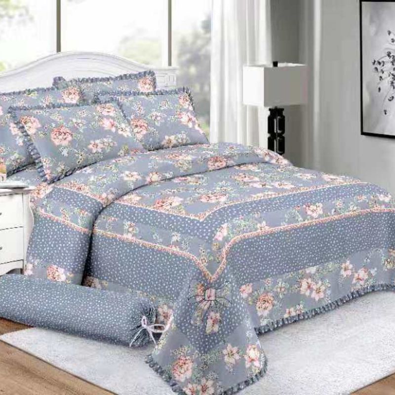 联系选款下单 新款厂家直销批发纯色绗缝三件套外贸批发