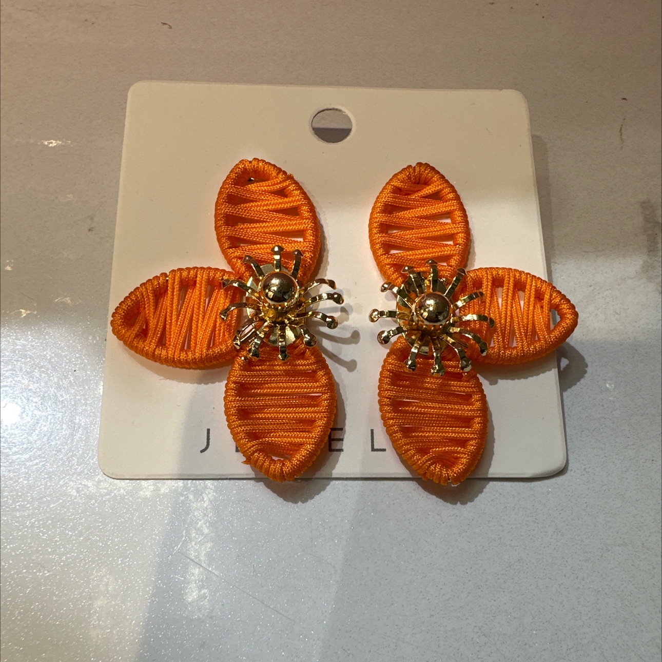 欧美爆款绳子编织新款耳环