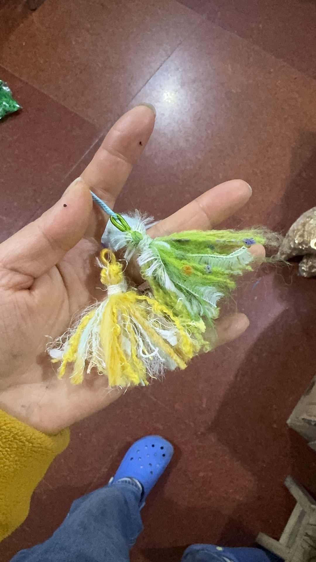 Heavy Tibetan act the role ofing tassel hand woven materials DIY bracelet necklace accessories hand blended yarn tassel fringe, and tassels tassel fringe tassels tassel fringe tassels tassel fringe tassels tassel fringe detail image 3