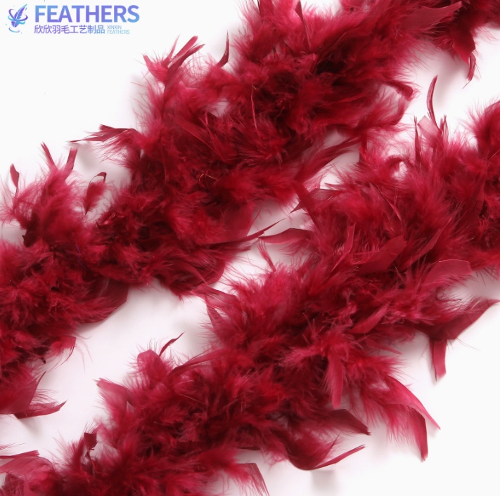 火片毛条火鸡毛帽檐裙边辅料花束演出舞台装饰羽毛条包装现货批发