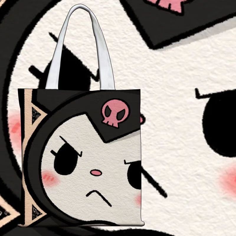 原创设计帆布包 定制个性图案布包 可背式休闲时尚帆布包轻便实用细节图