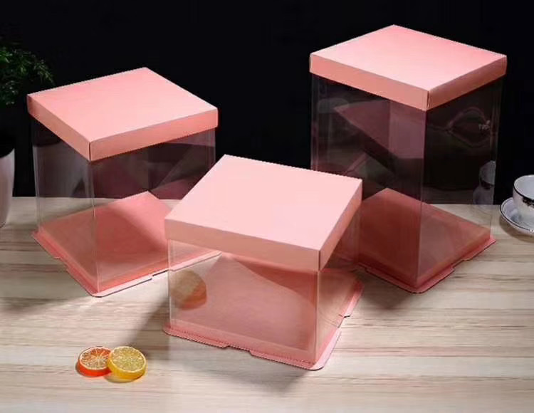 天地盖轻奢Pvc盒化妆品礼品盒子 伴手礼盲盒盒 精美包装 抽纸巾盒 独特设计 适合送礼