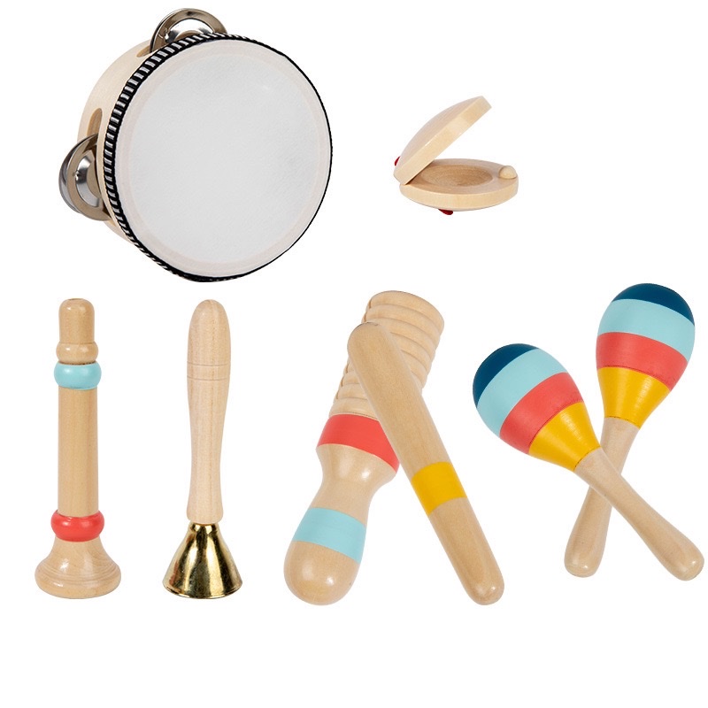 Cross-border Orff musical instrument set, kindergarten science and early education percussion music combination, wooden children's toys and teaching AIDS Item Picture