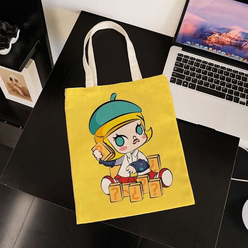 原创设计帆布包 多功能可背斜挎 布包潮流款 带钥匙包便携实用时尚帆布包详情图5