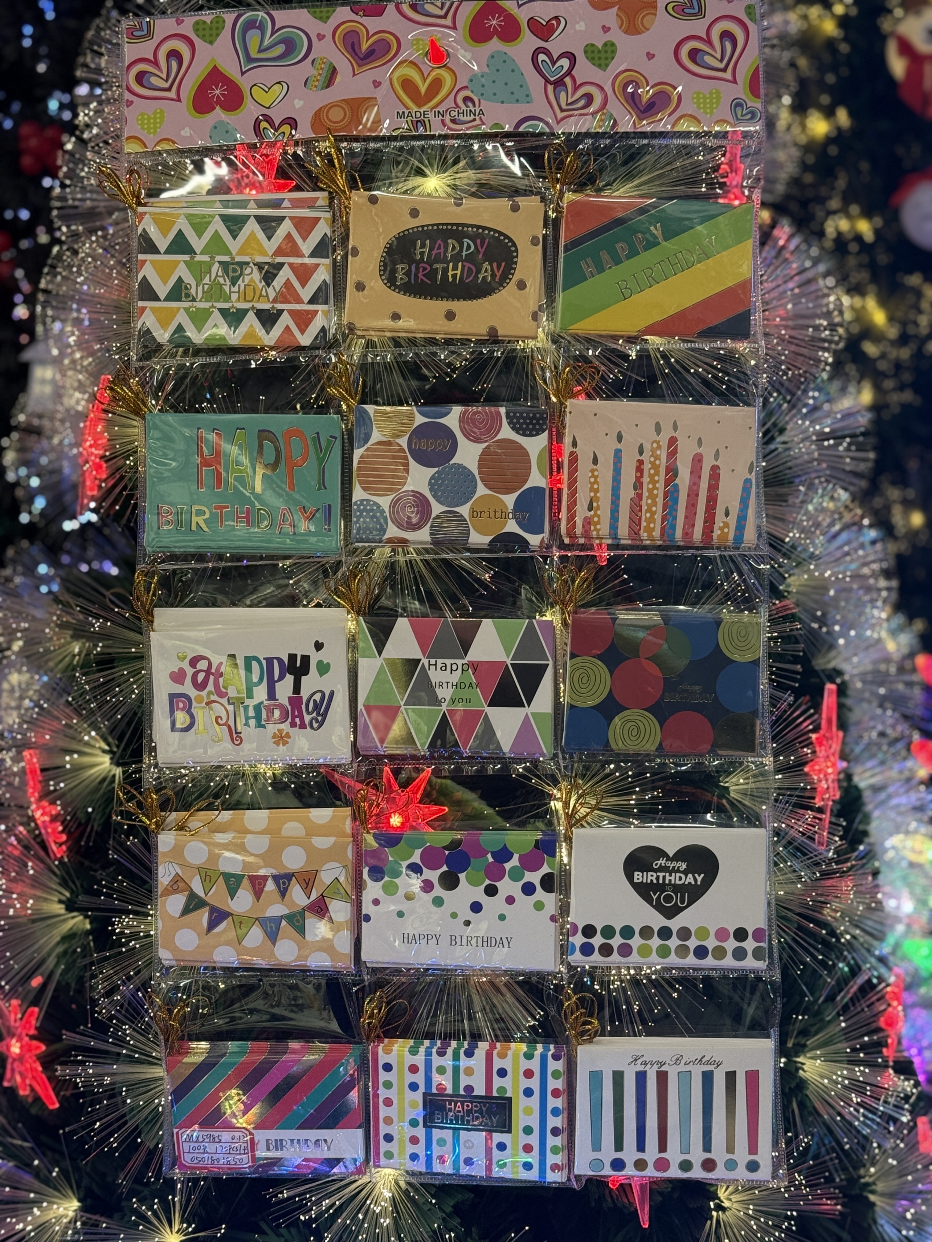 节日贺卡 生日祝福卡片 圣诞树装饰品