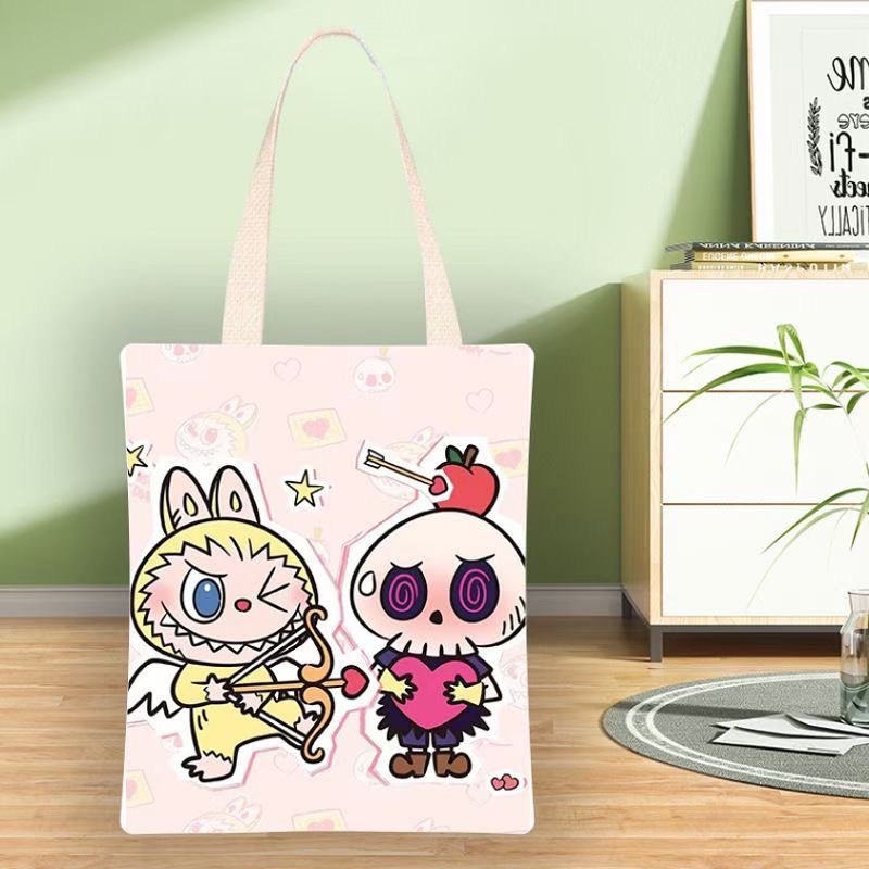 帆布女包实物图