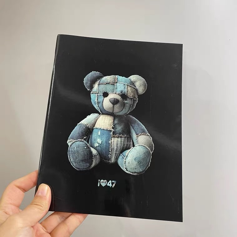 Export foreign trade Dark Series notebook 8mm saddle nail notebook exercise book notebook customization Dark Girl Notebook Customizable Logo pic 10