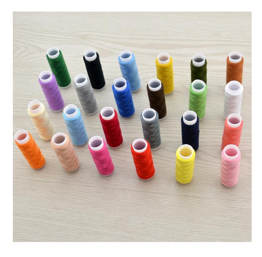 厂家直销 24色402盒装手工缝纫线 手缝线22