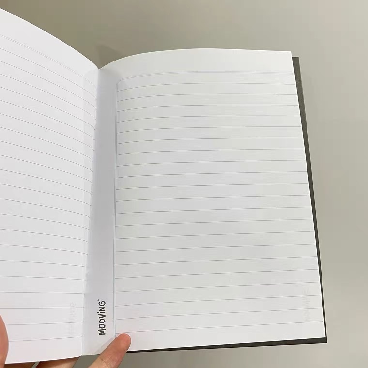 Foreign trade A5 export horizontal line saddle stitched notebook, practice notebook, customized technology pattern notebook, notebook diary Item Picture