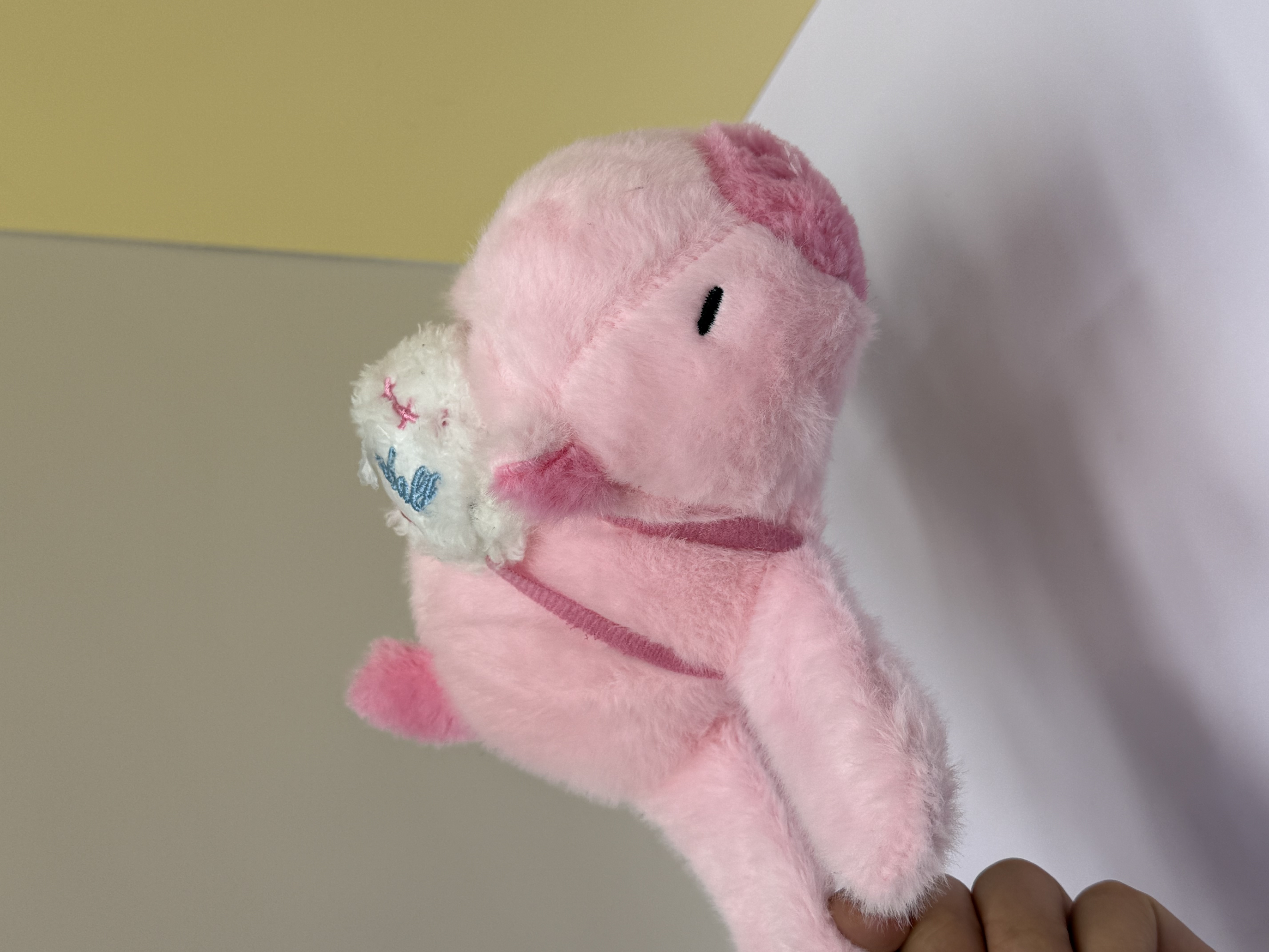 A plush toy doll of a turtle with a "Papa Circle" and a "Kapibala Back" Specification image