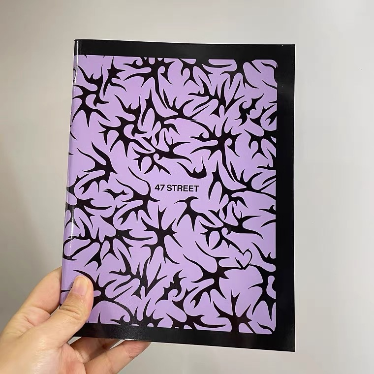 Export foreign trade Dark Series notebook 8mm saddle nail notebook exercise book notebook customization Dark Girl Notebook Customizable Logo pic 9
