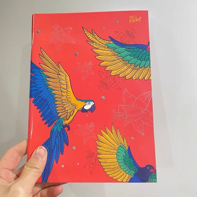 Cuaderno directo de fábrica mariposa flamingos mundo animal cuaderno de mano cuaderno de sutura cuaderno de cuaderno de cuadrícula Specification image
