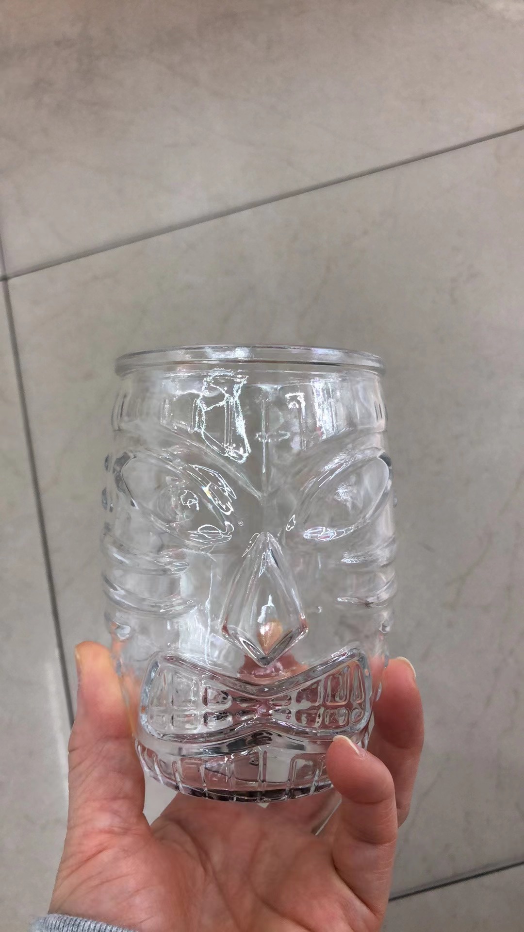 Glass cups, calcium sodium glass, ghost face cups, beverage cups, water cups Application Scenario