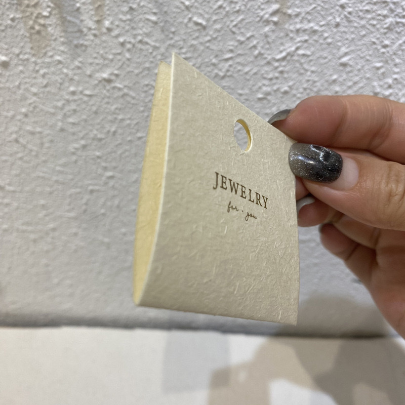 香草纸耳环卡纸 项链挂卡首饰卡片现货批发 网红爆款饰品包装卡纸详情图6