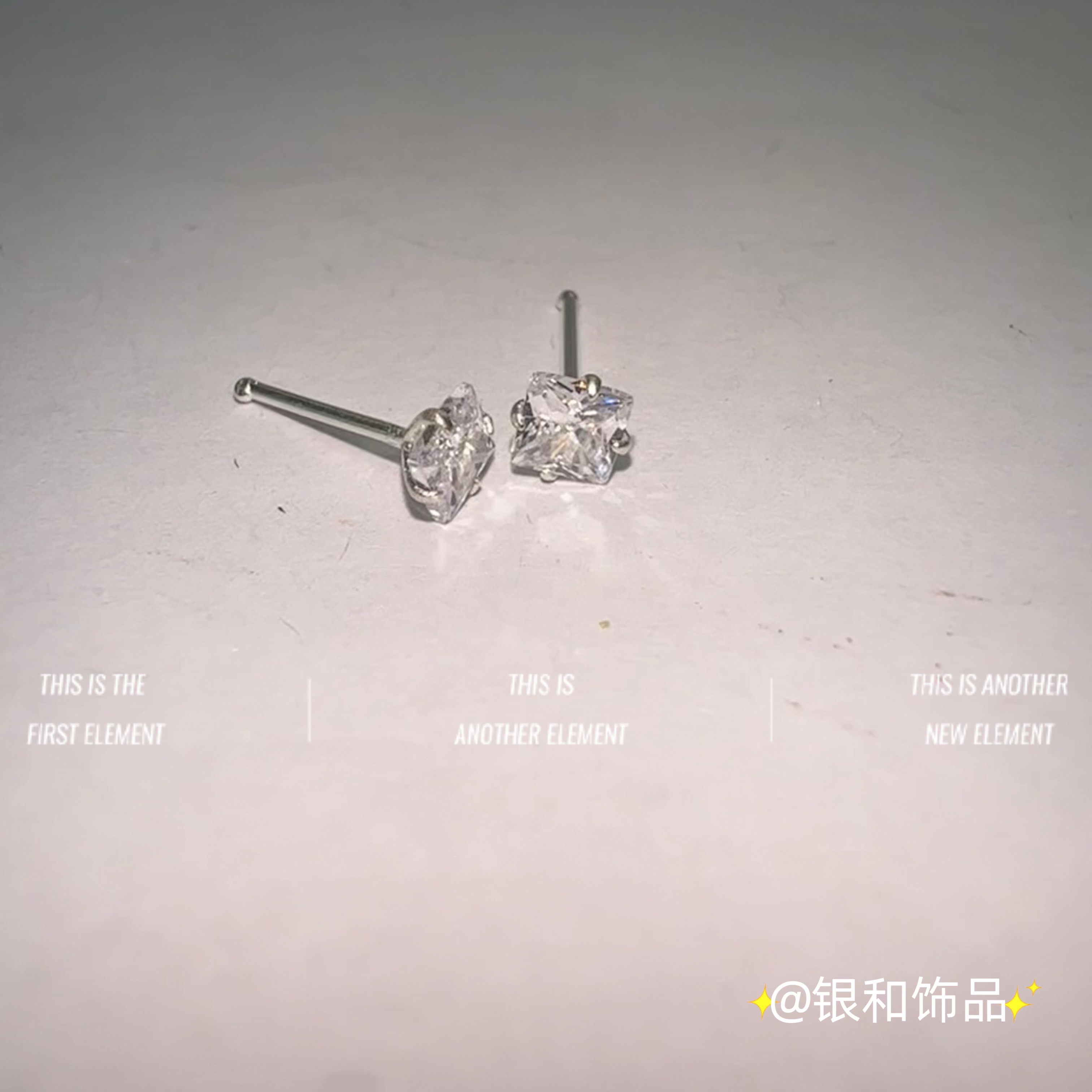 Fashion Trend Sterling Silver Nose Stud Simple Small Personality Accessories Application Scenario
