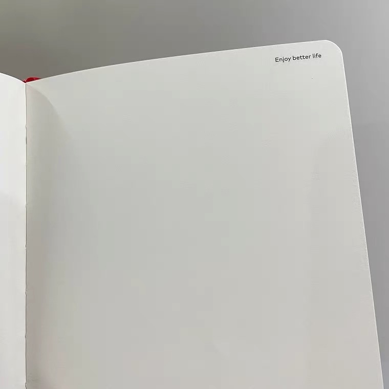 The red hard-faced A5 blank notebook series is a bestseller. It features a Japanese and Korean horizontal line saddle nail notebook with cartoon patterns and customizable logos pic 8