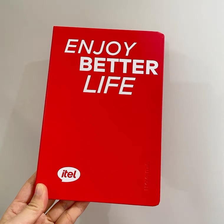 The red hard-faced A5 blank notebook series is a bestseller. It features a Japanese and Korean horizontal line saddle nail notebook with cartoon patterns and customizable logos pic 5