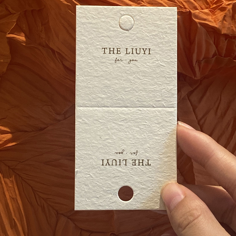 香草纸耳环卡纸 项链挂卡首饰卡片现货批发 网红爆款饰品包装卡纸详情图4