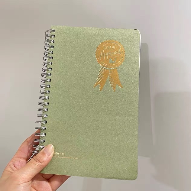 Cuaderno A5 vintage coil cuaderno de hilo cruzado cuaderno de papel engrosado cuaderno de hilo cruzado cuaderno de bobina personalizada cuaderno con tapa de estampado caliente cuaderno de mano Item Picture