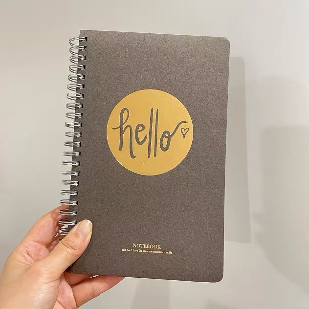 Cuaderno A5 vintage coil cuaderno de hilo cruzado cuaderno de papel engrosado cuaderno de hilo cruzado cuaderno de bobina personalizada cuaderno con tapa de estampado caliente cuaderno de mano Specification image