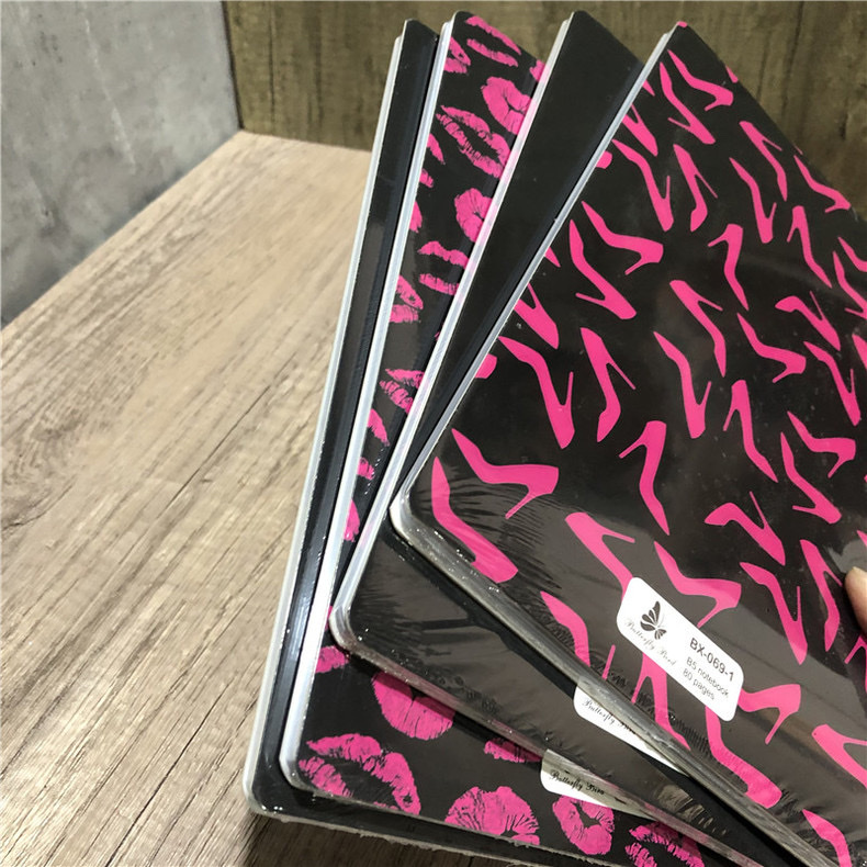 Striped checkered export notebook, b5 cartoon coil planner notebook, planner notebook, coil notebook, custom planner stationery pic 9