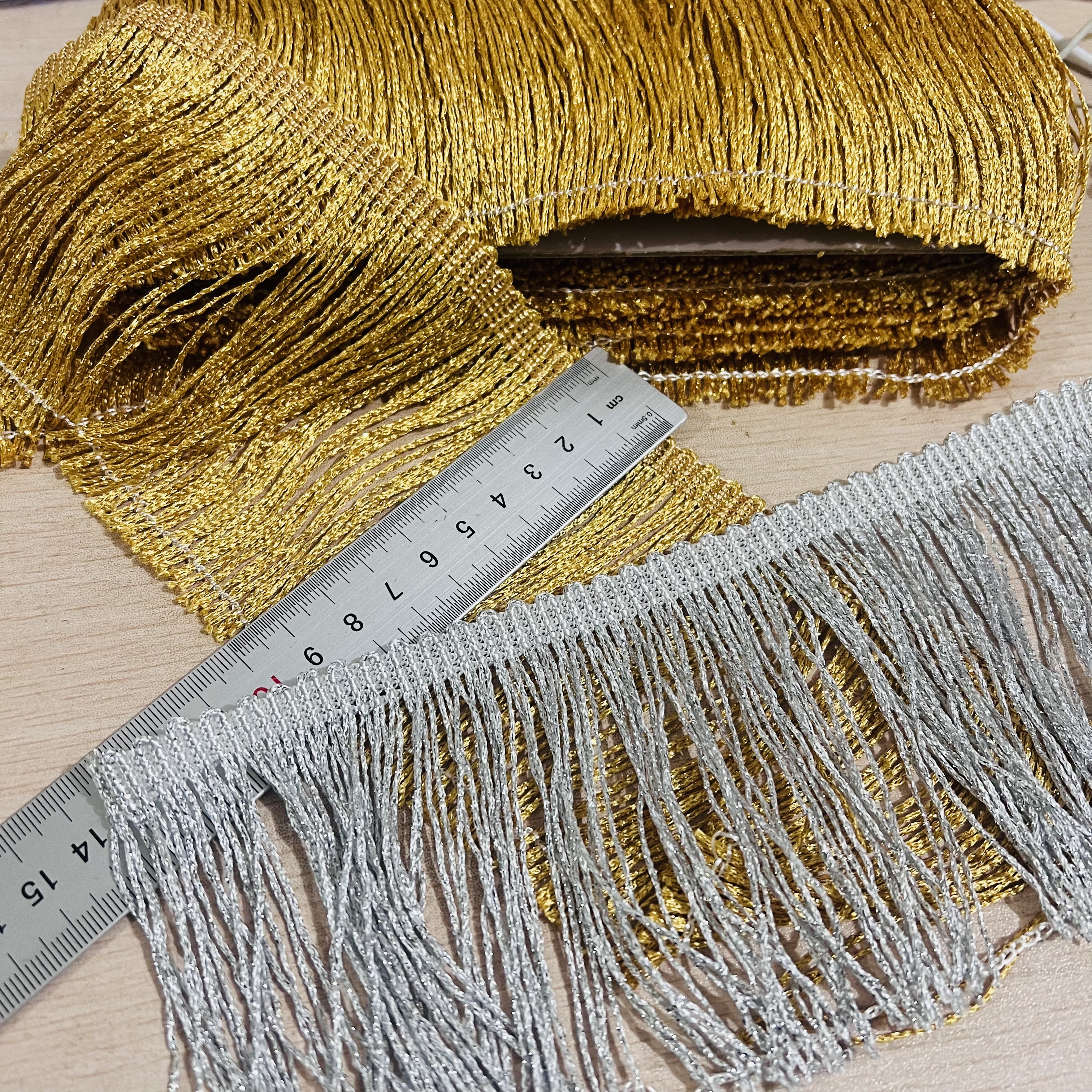 Lace tassel decorative accessories fabric, exquisite lace design, DIY handcrafted materials, high-end decorative accessories tassel lace
