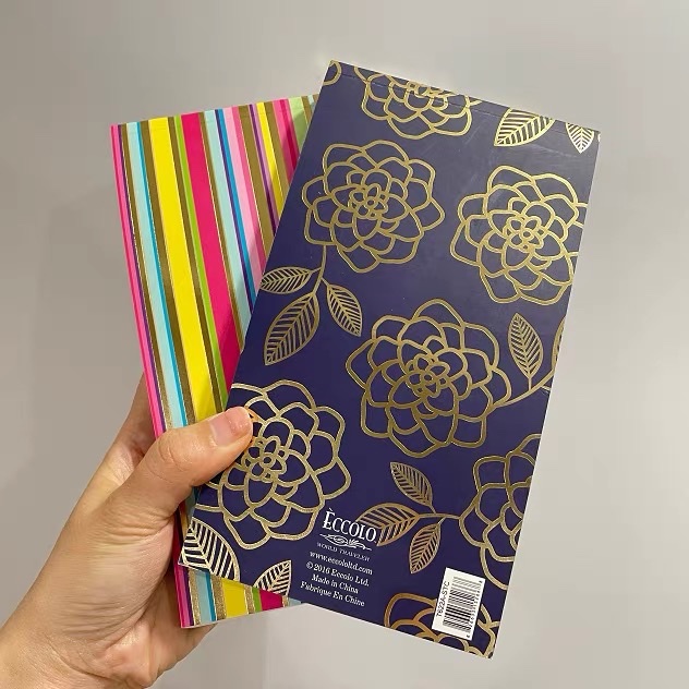 Foreign trade ~ECC horizontal line sticky note notebook with tear-off thread, non-sticky notepad, saddle nail notebook coil, customized foreign trade notebook detail image 2