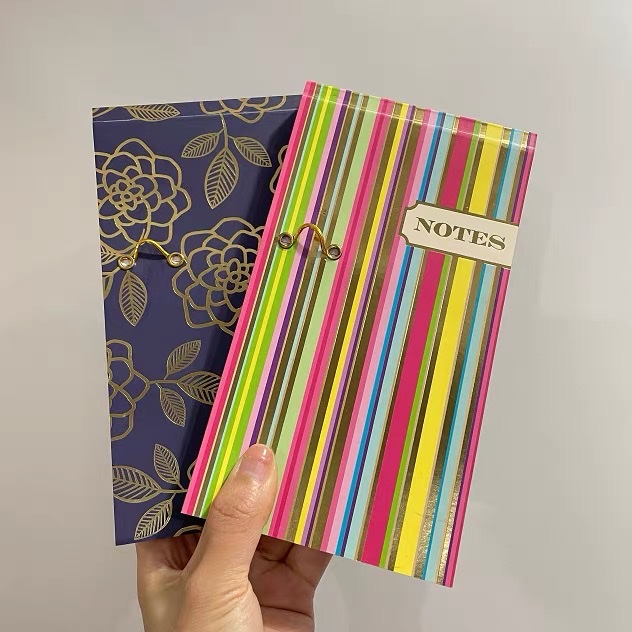 Foreign trade ~ECC horizontal line sticky note notebook with tear-off thread, non-sticky notepad, saddle nail notebook coil, customized foreign trade notebook