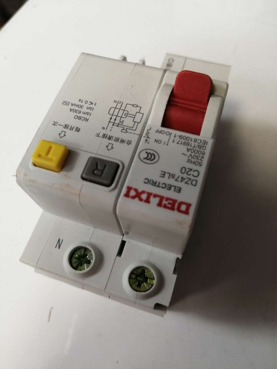 Delixi pressure transformer air switch leakage protection 2P20A Item Picture