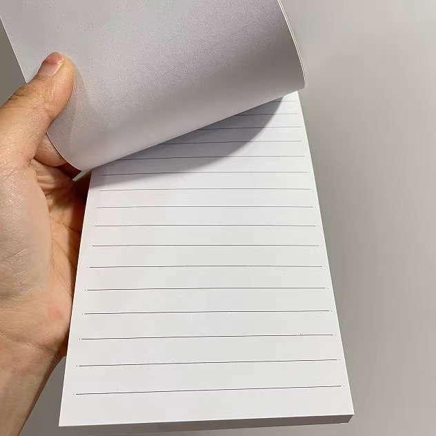 Foreign trade ~ECC horizontal line sticky note notebook with tear-off thread, non-sticky notepad, saddle nail notebook coil, customized foreign trade notebook detail image 5