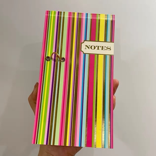 Foreign trade ~ECC horizontal line sticky note notebook with tear-off thread, non-sticky notepad, saddle nail notebook coil, customized foreign trade notebook Specification image