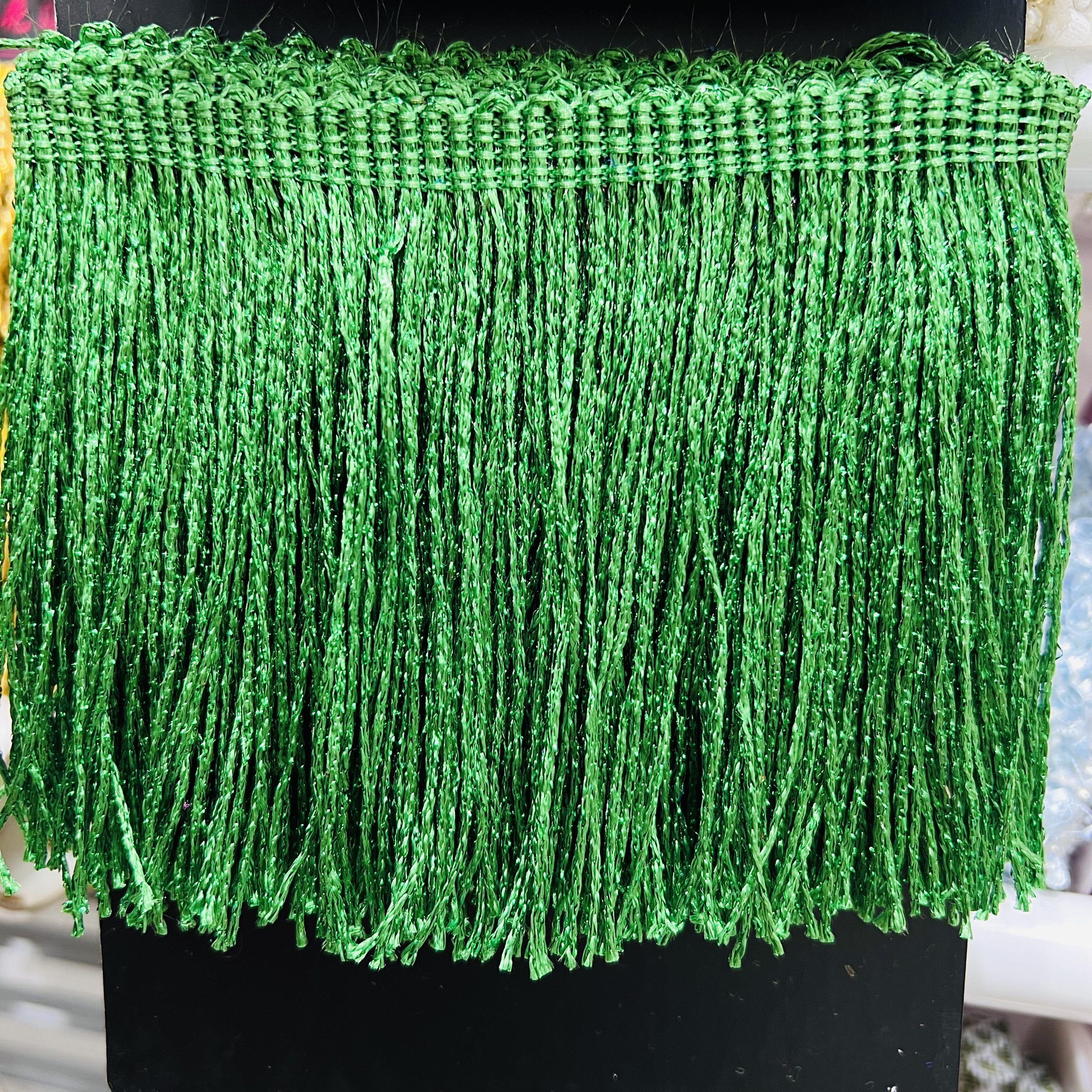 Lace tassel decorative accessories fabric, exquisite lace design, DIY handcrafted materials, high-end decorative accessories tassel lace detail image 2