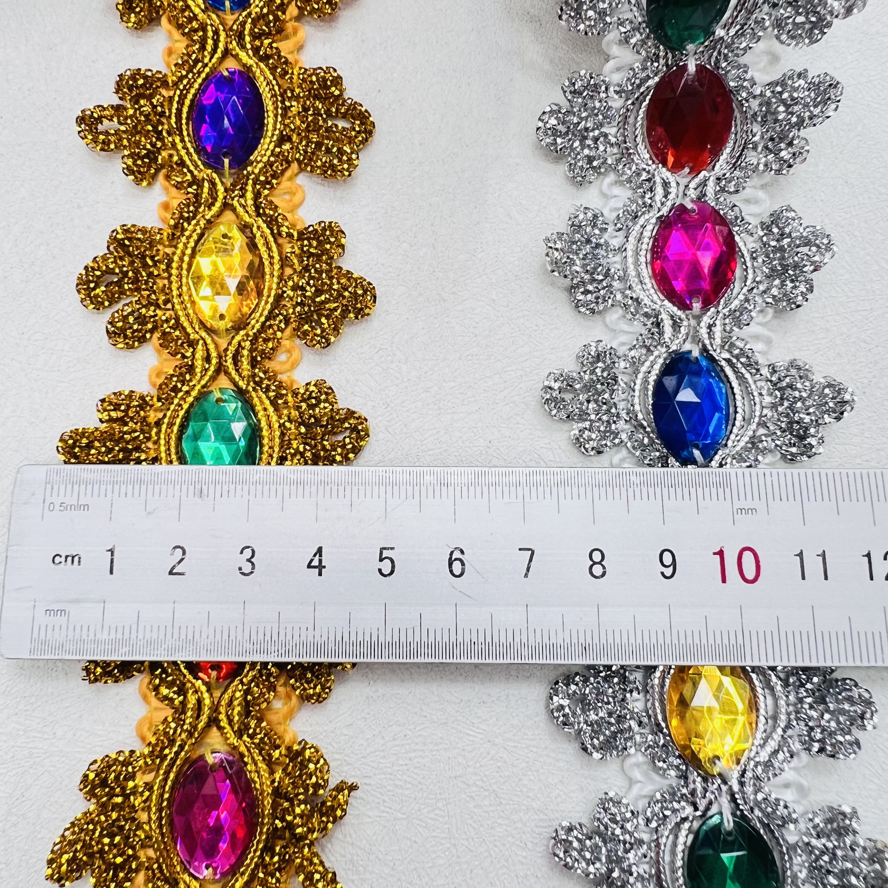 Hand-sewn and drilled lace decorative accessories, high-quality DIY materials, exquisite lace design for decorating home clothing and ethnic costumes detail image 2