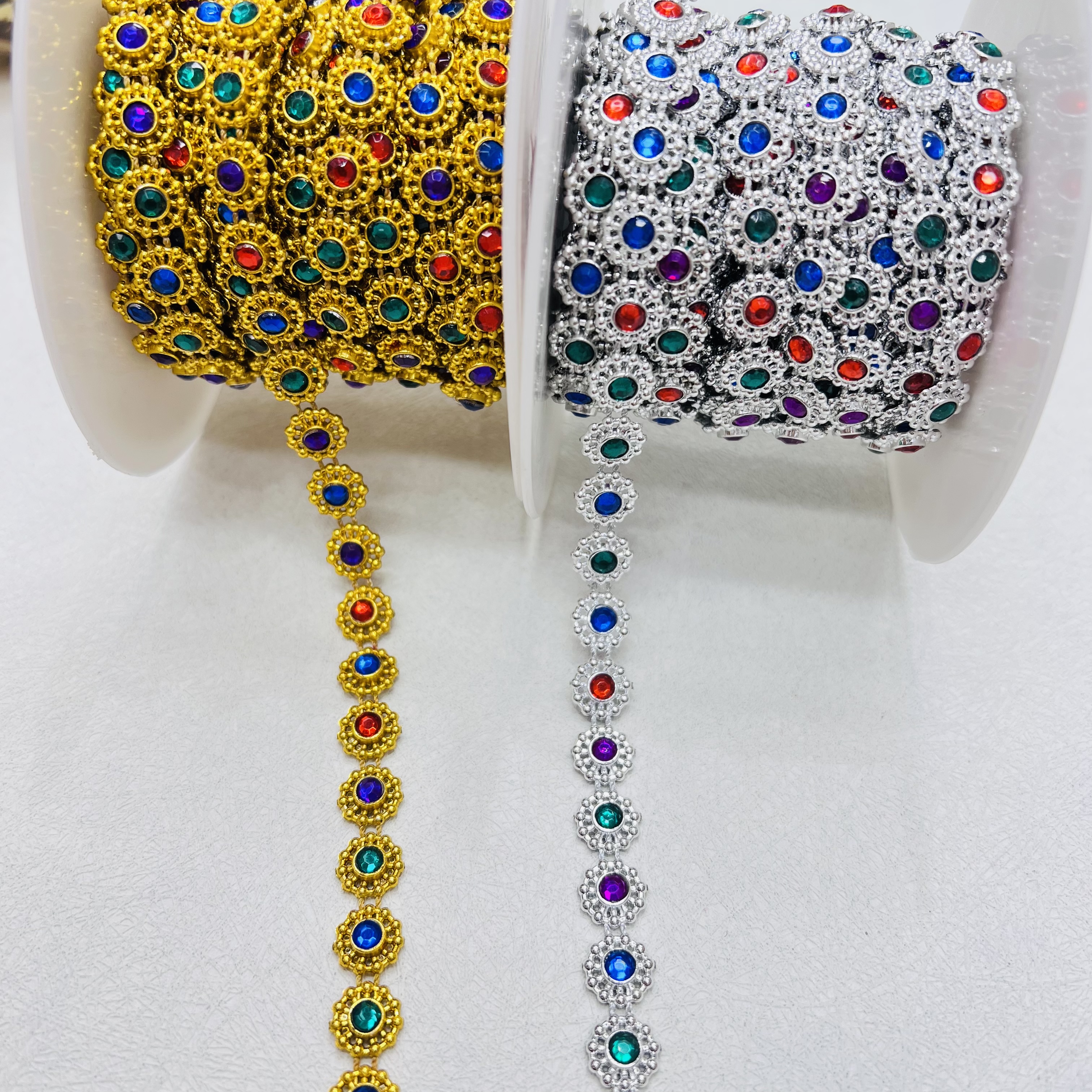 梅花钻花边辅料 高档手工花边布料 精美花边装饰材料