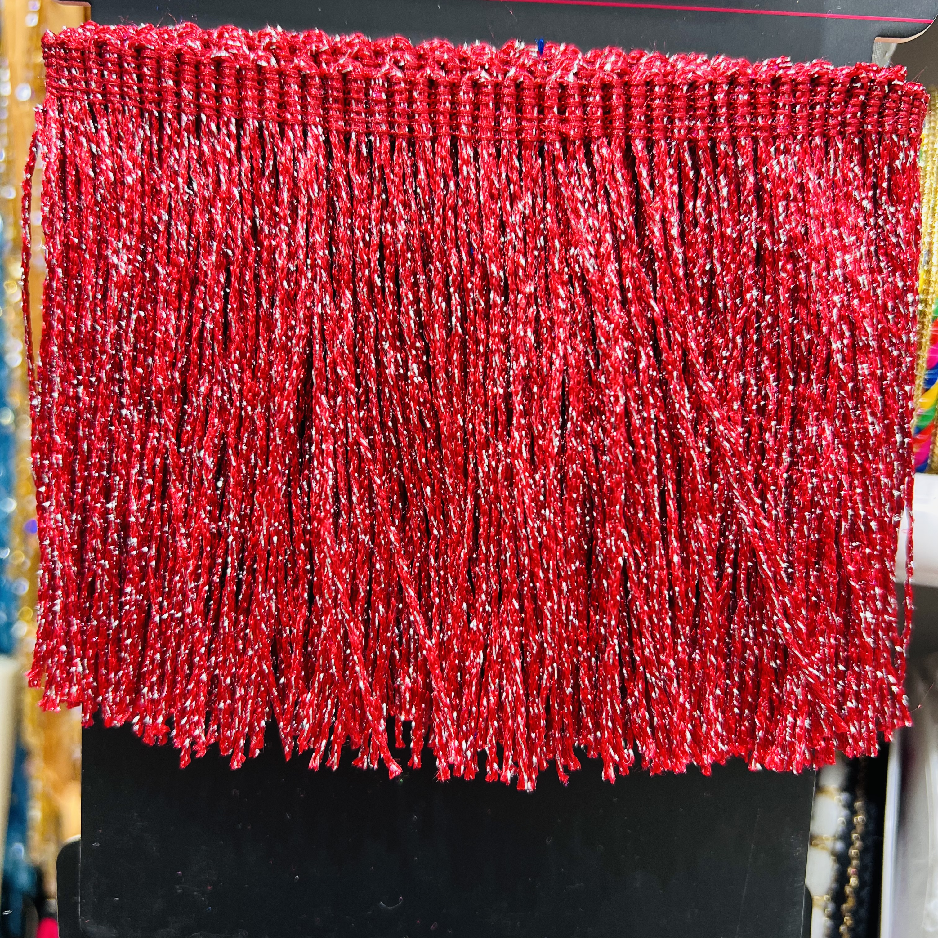 Lace tassel decorative accessories fabric, exquisite lace design, DIY handcrafted materials, high-end decorative accessories tassel lace detail image 4