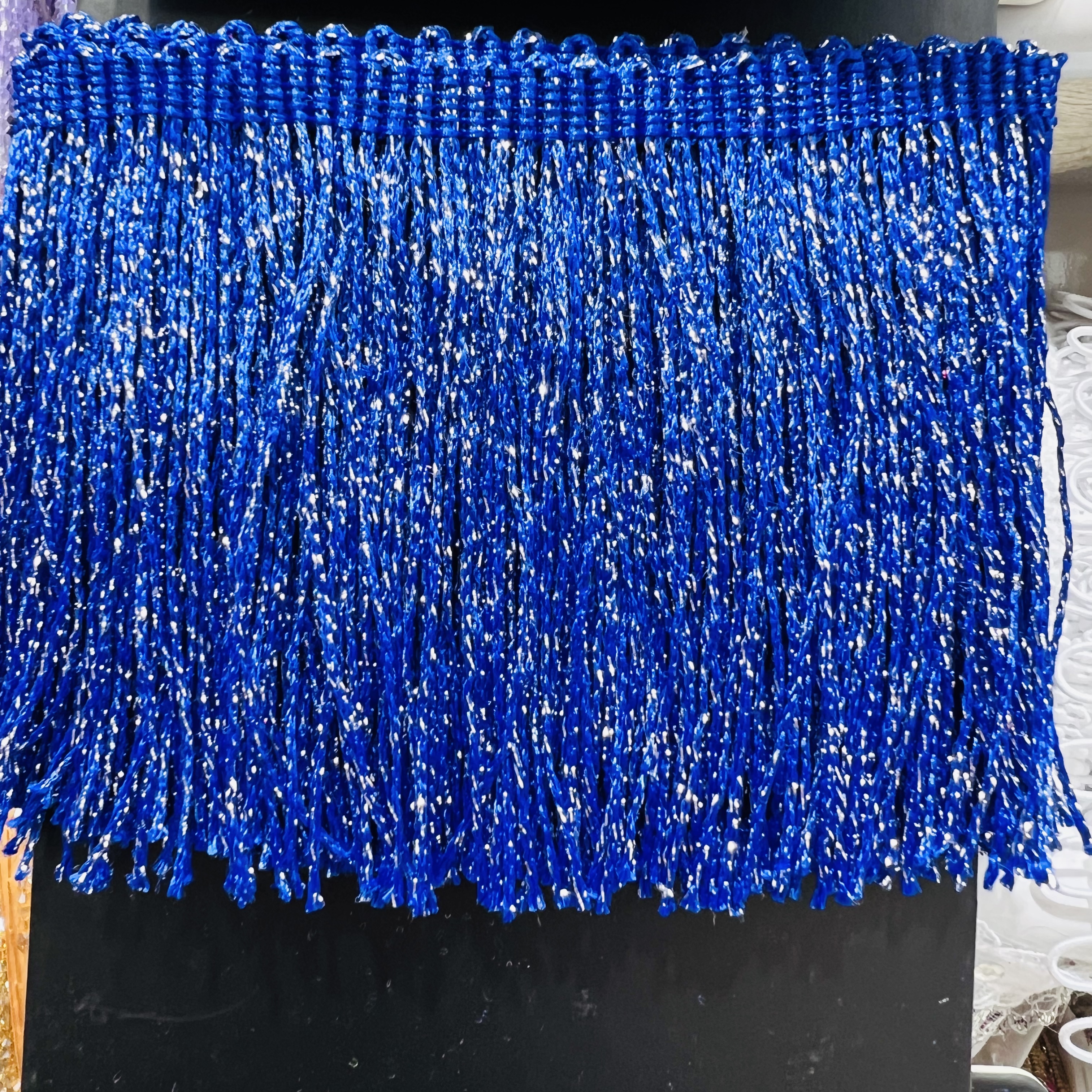 Lace tassel decorative accessories fabric, exquisite lace design, DIY handcrafted materials, high-end decorative accessories tassel lace detail image 5