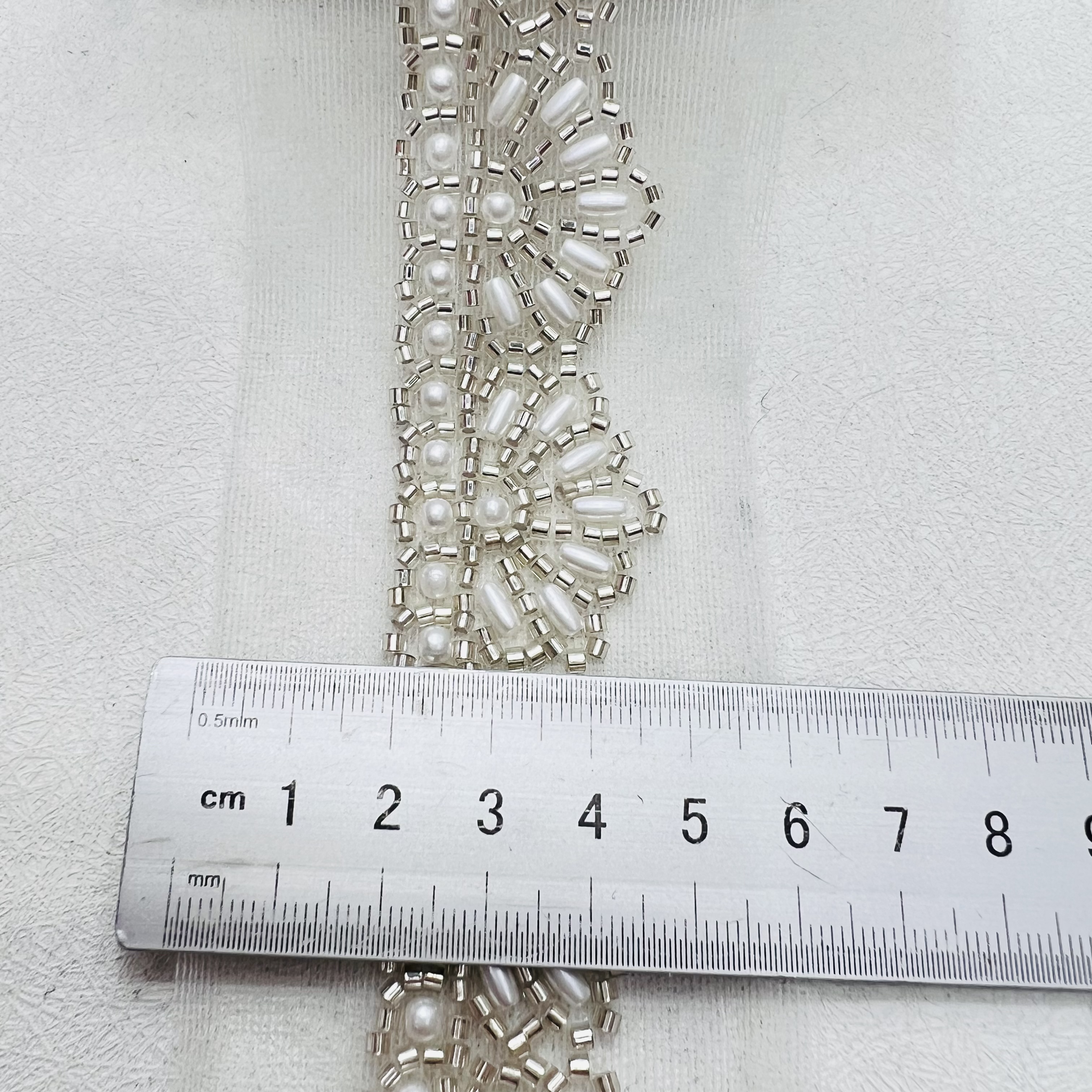 珠管绣饰花边辅料 蕾丝花边装饰 布料手工DIY材料 精美细腻创意家居装饰品详情图2