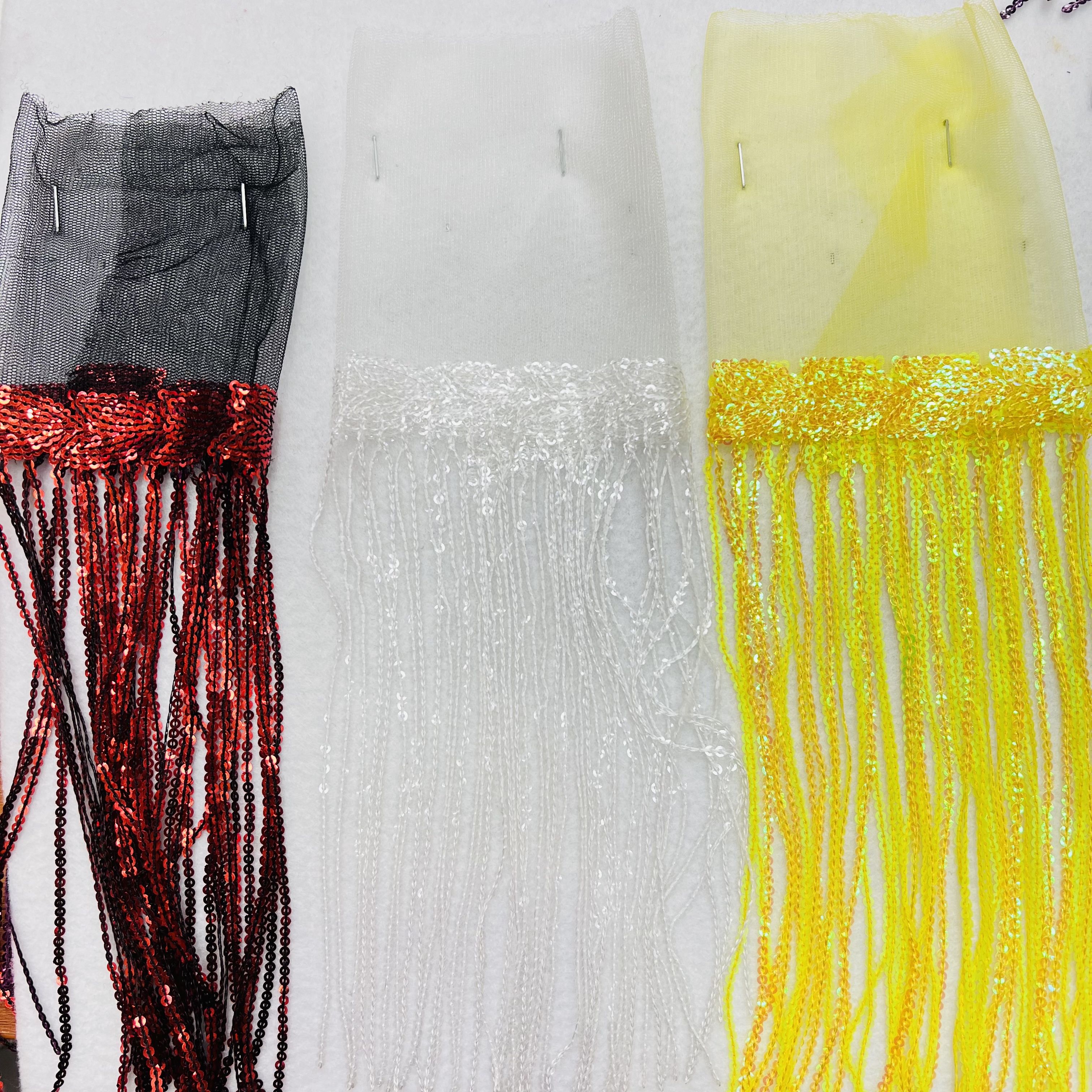亮片流苏花边装饰辅料 高级手工DIY布料 花边装饰材料 精美细腻流苏设计详情图10
