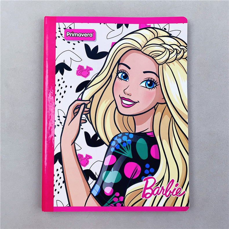 Customized foreign trade notebooks and notepads - B5 cartoon Barbie horizontal line grid thin and brittle notebook cartoon coil planner Application Scenario