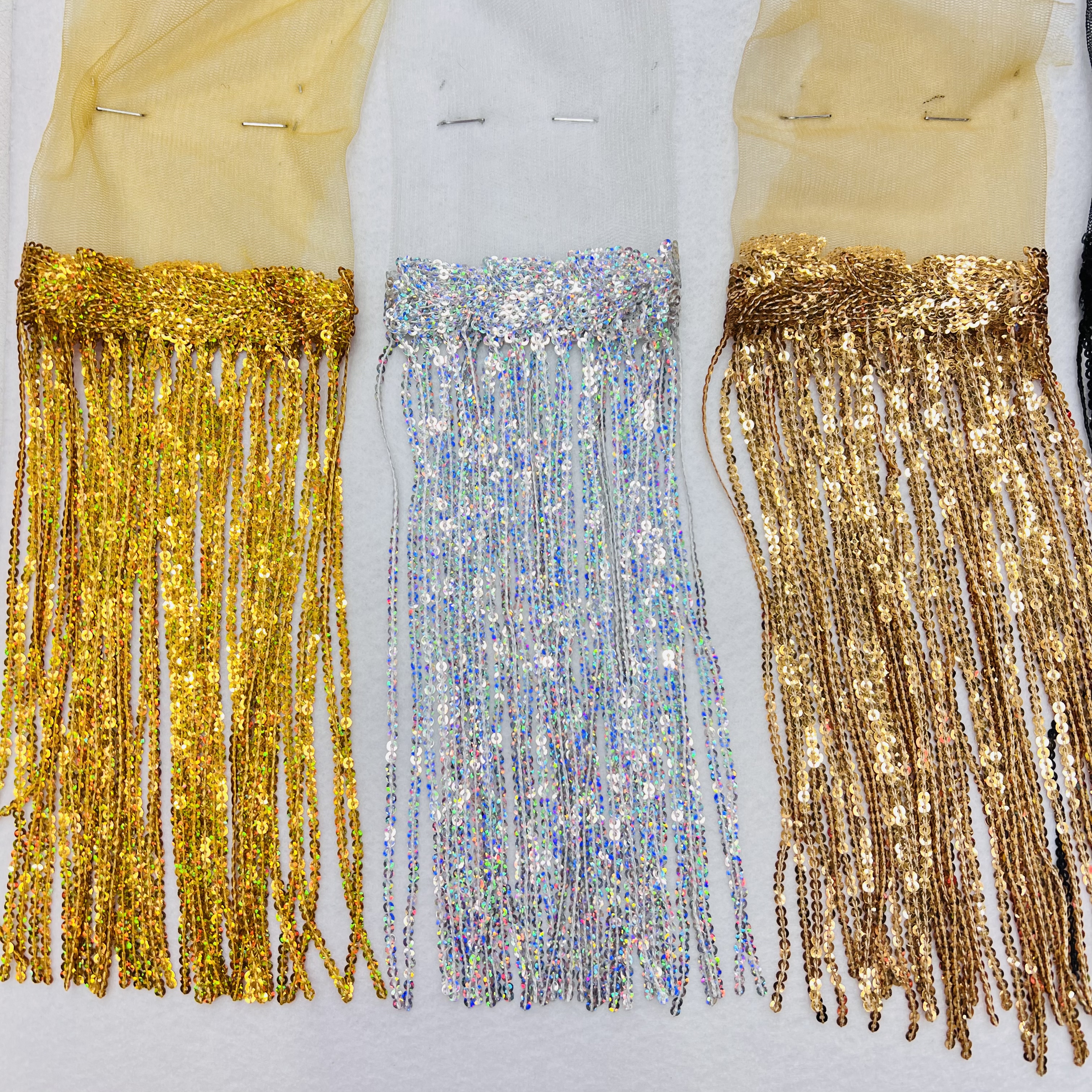 亮片流苏花边装饰辅料 高级手工DIY布料 花边装饰材料 精美细腻流苏设计