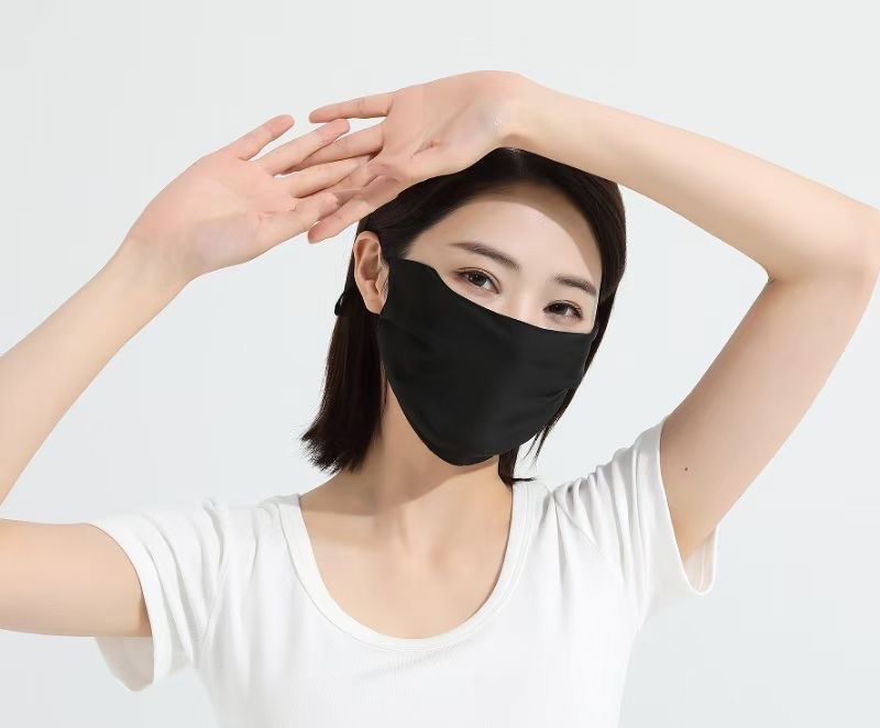防晒口罩女面罩护眼角遮阳防紫外线防尘透气挂耳式调节扣详情图5