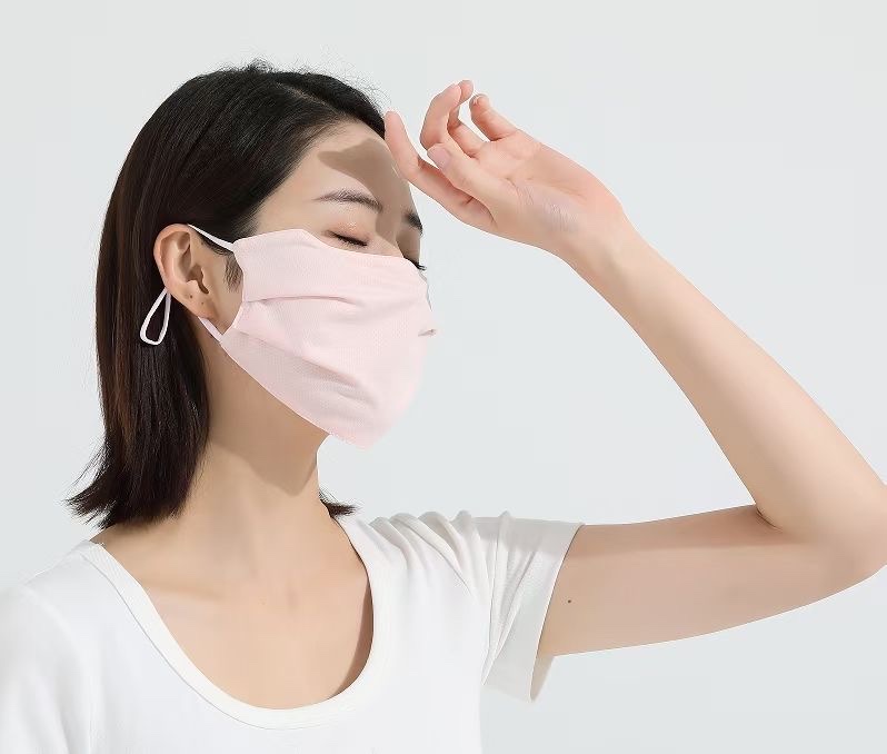防晒口罩女面罩护眼角遮阳防紫外线防尘透气挂耳式调节扣详情图8